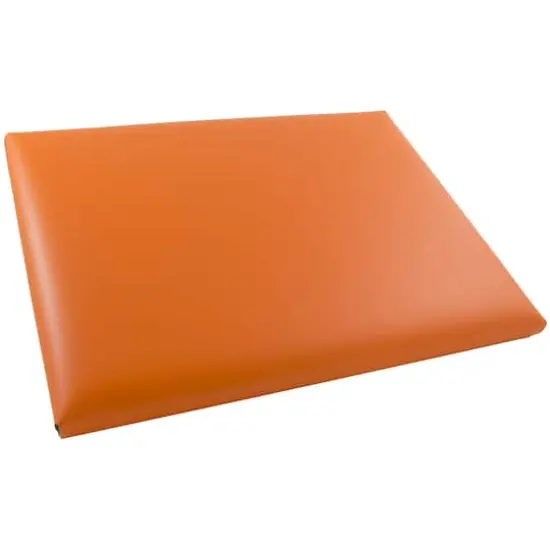 JAM Paper Italian Leather Snap Closure Portfolio Orange {6}