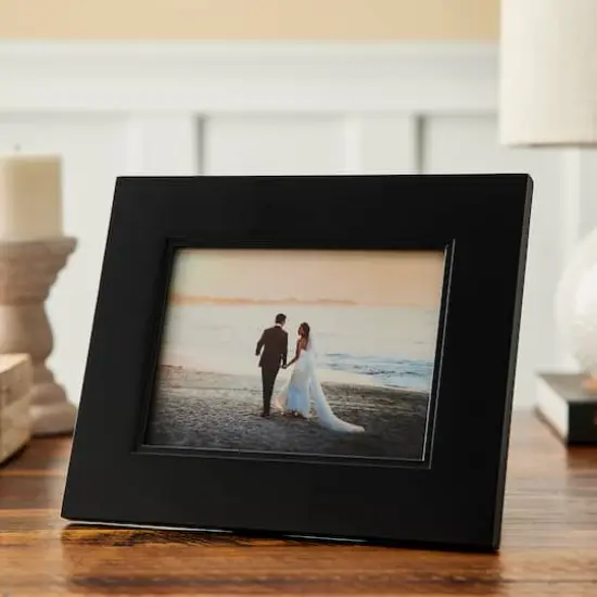 Expressions&trade; 5" x 7" Black Wide Frame by Studio D&eacute;cor&reg; {3}