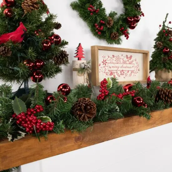 9ft. Artificial Christmas Canadian Pine Garland {3}