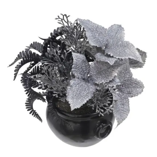 8" Potted Fern Mix in Cauldron by Ashland&reg; {3}