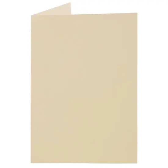 JAM Paper 3.5" x 4.875" Strathmore Ivory Wove Blank Foldover Cards {3}