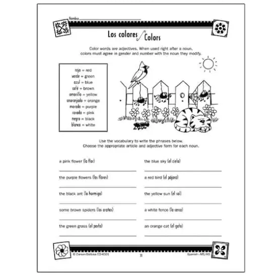 Carson Dellosa Education&reg; Skills for Success Spanish Resource Book, Grade 6-12 {3}