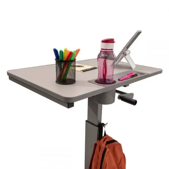 Luxor Student Sit Stand Desk with Crank Handle {6}