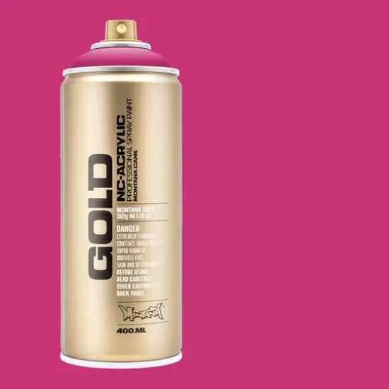 Montana&trade; Cans GOLD Shock Color Spray Paint, 400mL S4010 Shock Pink {4}