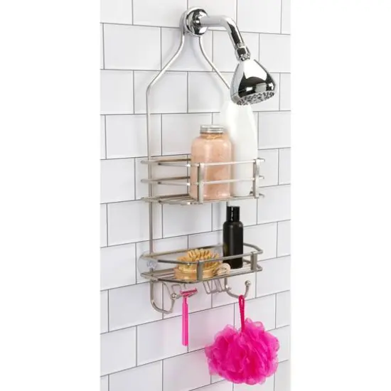 Bath Bliss Moderno Shower Caddy Satin {5}