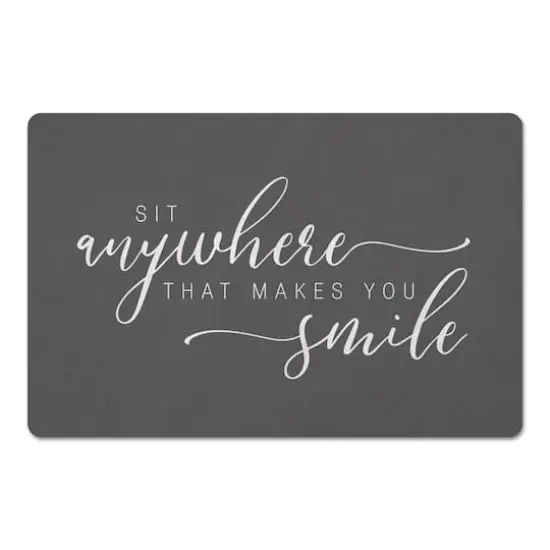 Sit Anywhere 18" x 27" Floor Mat {1}