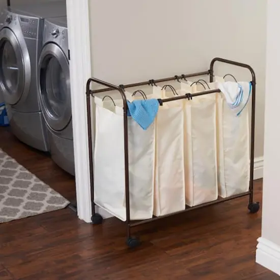 Household Essentials Rolling Laundry Sorter {3}