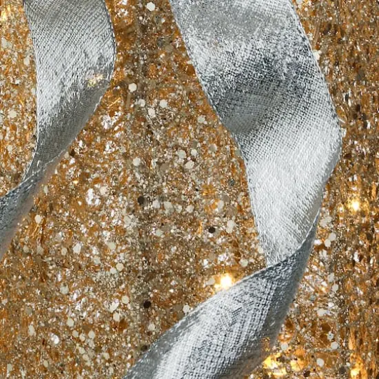 53" Pre-Lit LED Champagne Gold Praying Angel {4}