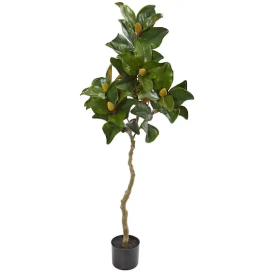 4.5ft. Potted Magnolia Artificial Tree {1}