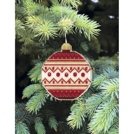 Crystal Art Christmas Tree Toy Plastic Canvas Counted Cross Stitch Kit Set Of Pictures Merry Christmas {4}