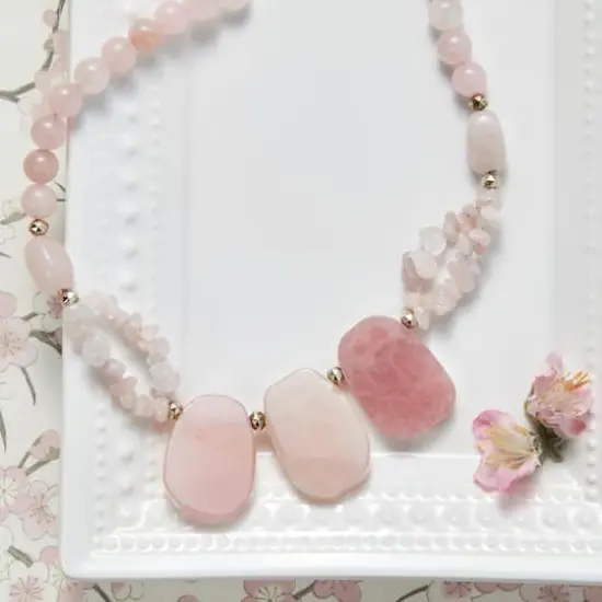 Pink Rose Quartz Round Beads, 10mm by Bead Landing&trade; {5}