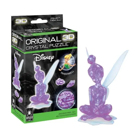 3D Crystal Puzzle - Disney Tinker Bell (Purple): 43 Pcs {3}