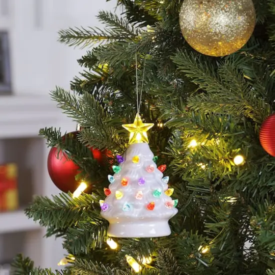 Mr. Christmas 5" Nostalgic Tree Ornament White {3}