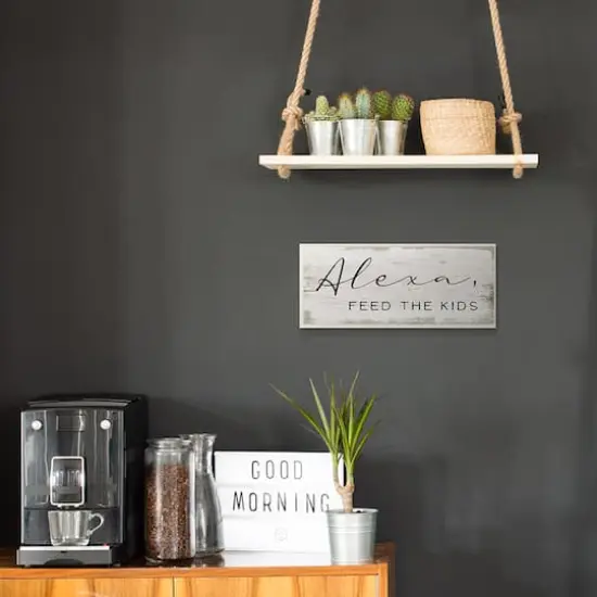 Stupell Industries Alexa Feed the Kids Wall Plaque {3}