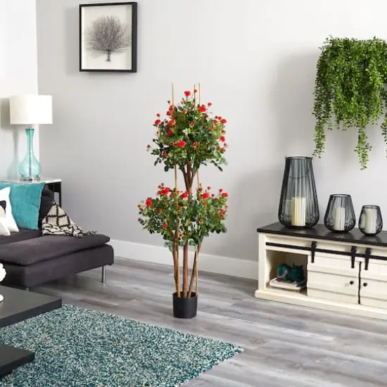 5ft. Potted Mini Rose Tree {4}