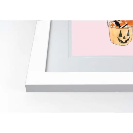 Candy Face White Framed Print Wall Art {3}