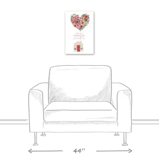 Home Is Where The Heart Is Canvas Wall Art {6}