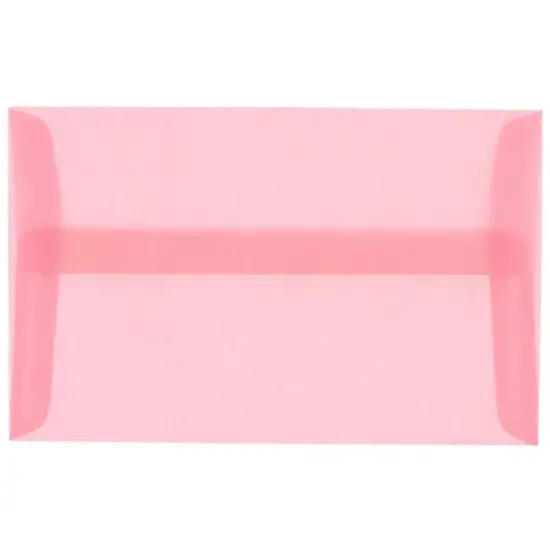 JAM Paper A2 Translucent Vellum Invitation Envelopes, 25ct. Blush Pink {1}