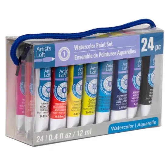 Watercolor Paint Set by Artist's Loft&trade;, 24 Pieces {9}