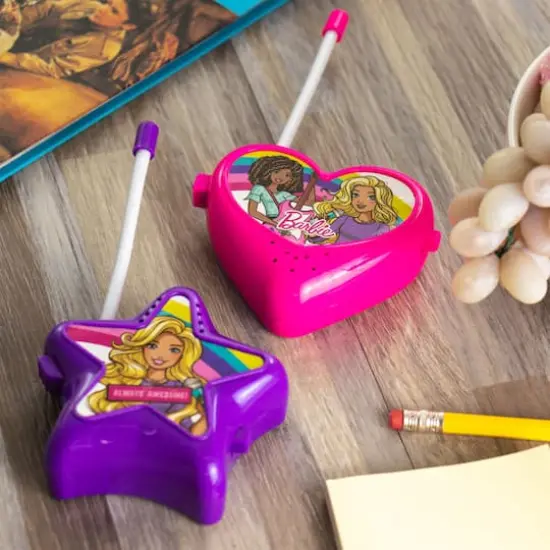 Barbie&reg; Pink & Purple Walkie Talkie Set {5}