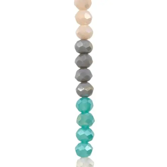 Glass Faceted Rondelle Beads, 4mm by Bead Landing&trade; {1}