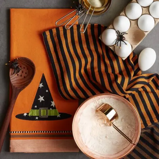 DII&reg; Witch Hat Dishtowel Set {6}