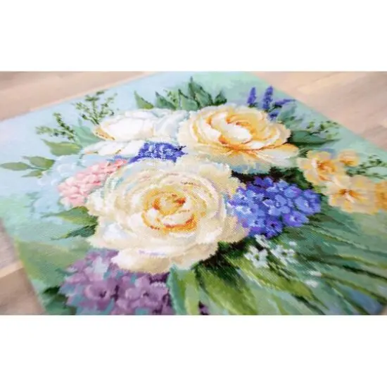 Luca-s Floral Bouquet Counted Cross Stitch Kit {6}
