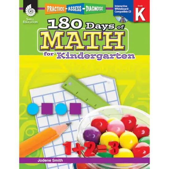 Shell Education 180 Days of Math, Kindergarten {1}