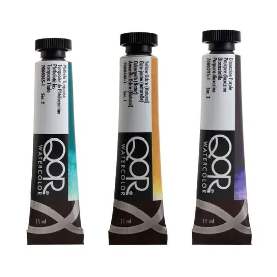 QoR&trade; Watercolor Tube, 11mL Cobalt Turquoise {2}