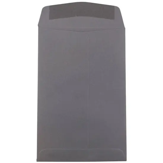JAM Paper 6" x 9" Dark Gray Open End Catalog Premium Envelopes {4}