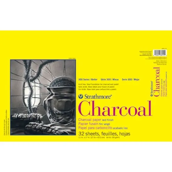 Strathmore&reg; 300 Series Charcoal Paper Pad {1}