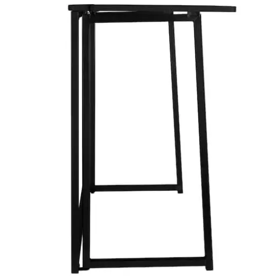 Organize It All 29" x 18" x 32" Foldable Scratch-Resistant Desk Black {8}