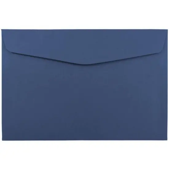JAM Paper 6" x 9" Presidential Blue Booklet Premium Envelopes, 25ct. {1}