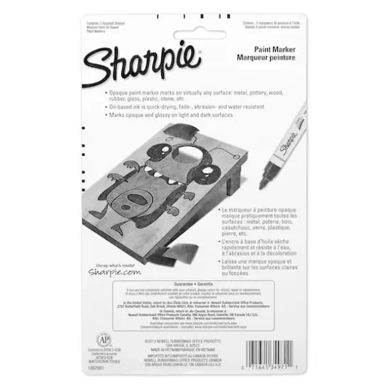 Sharpie&reg; Oil-Based Paint Markers, Medium Point Primary Set {5}