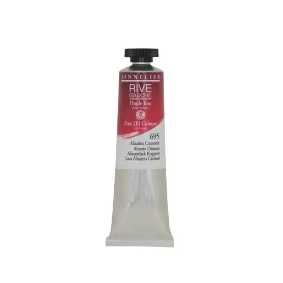 Sennelier Rive Gauche Oil Paint, 40mL 695 Alizarin Crimson {1}