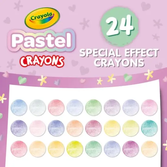 Crayola&reg; Pastel Crayons, 6 Packs of 24 {5}