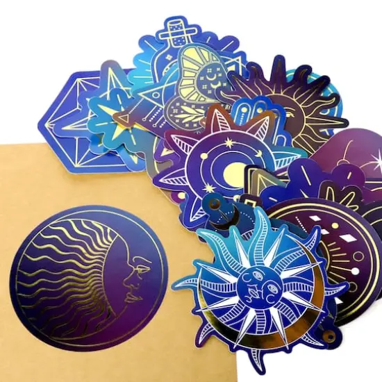 Celestial Vinyl Die Cut Stickers by Recollections&trade; {3}