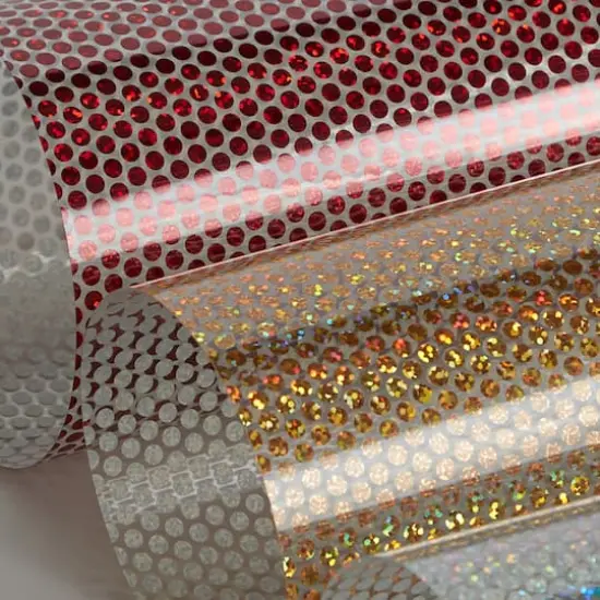 Cricut&reg; Cherry Fizz Holographic Sparkle Iron-On Mosaic Circles Sampler {4}