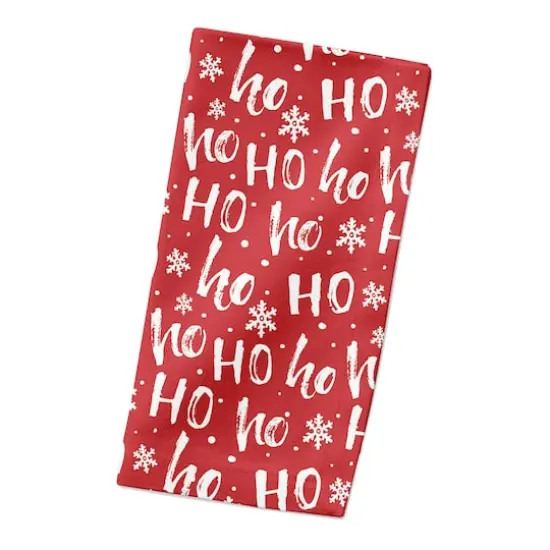 Ho Ho Ho Pattern Cotton Twill Napkin {3}
