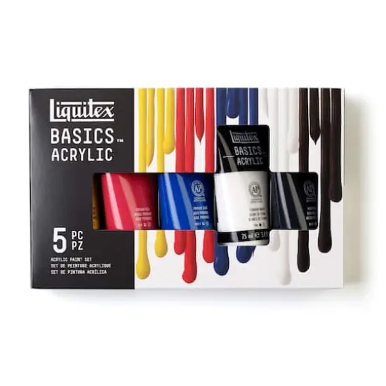 Liquitex&reg; BASICS&trade; 5 Color Acrylic Color Value Set {8}