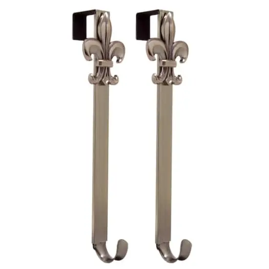 Haute Decor Fleur De Lis Adjustable Wreath Hangers, 2ct. Oil Rubbed Bronze {1}