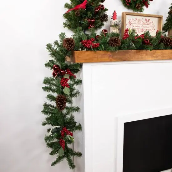 9ft. Artificial Christmas Canadian Pine Garland {4}