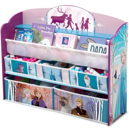 Delta Children Frozen II Deluxe Toy & Book Organizer {3}