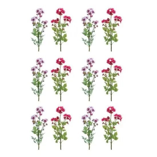 31.5" Pink & Purple Mum Sprays, 12ct. {1}