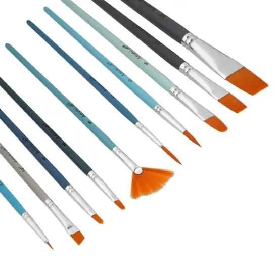 Taklon 100 Piece Mixed Media Brush Set by Artist's Loft&reg; {3}