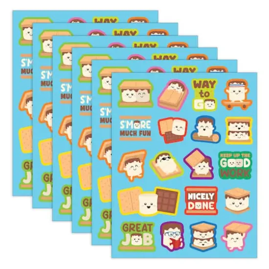 Teacher Created Resources&reg; S'mores Smelly Stickers, 6 Packs of 144 {1}