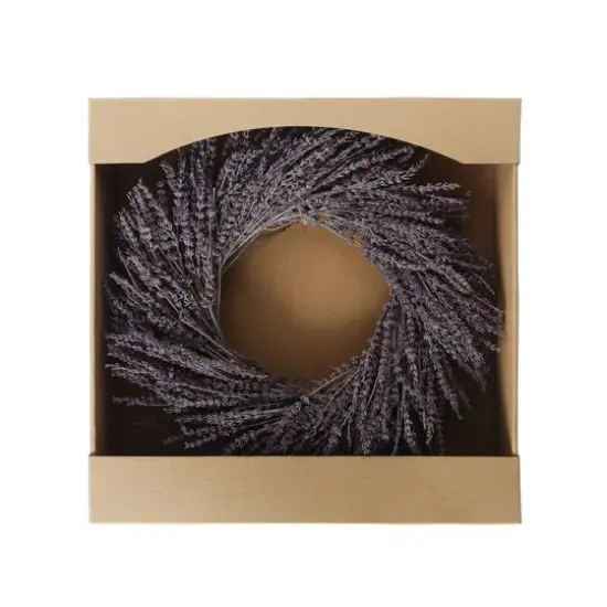 Hello Honey&reg; 17" Dried Natural Lavender Wreath {3}