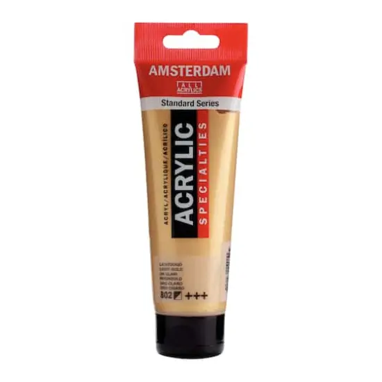 Amsterdam 120mL Standard Acrylic Paint 802 Light Gold {1}