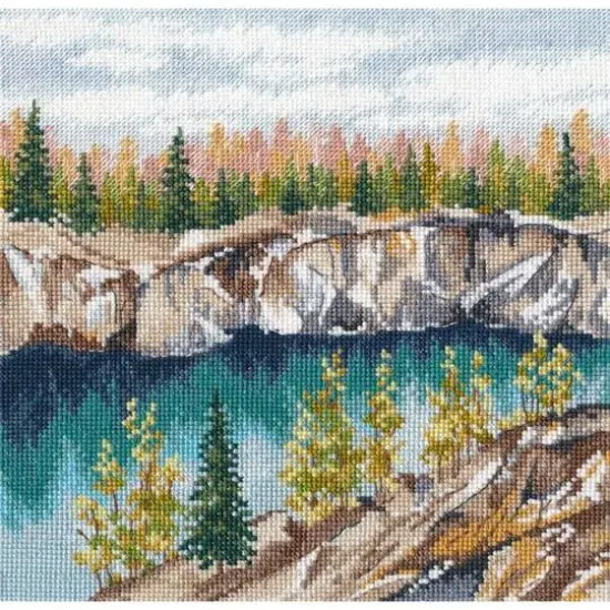Oven Marble Canyon Ruskeala Cross Stitch Kit {1}