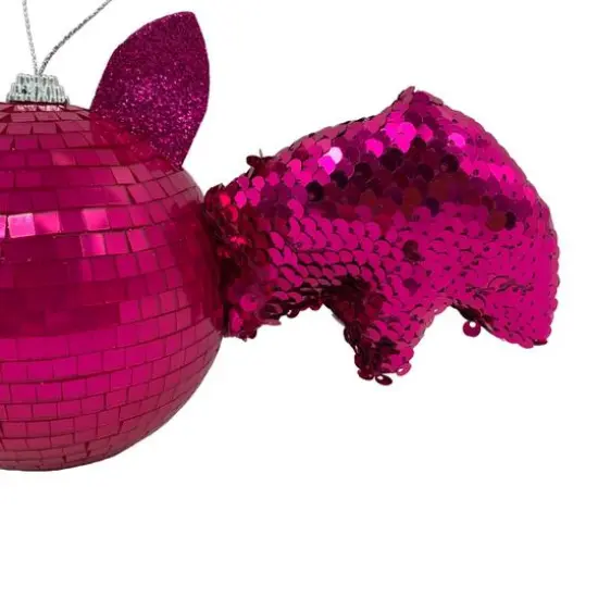 12" Hanging Disco Bat D&eacute;cor by Ashland&reg; Pink {4}